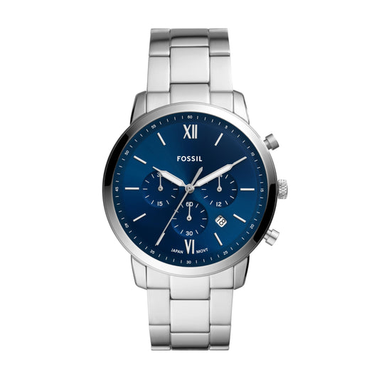 Fossil Neutra Analog Blue Dial Men's Watch-FS5792