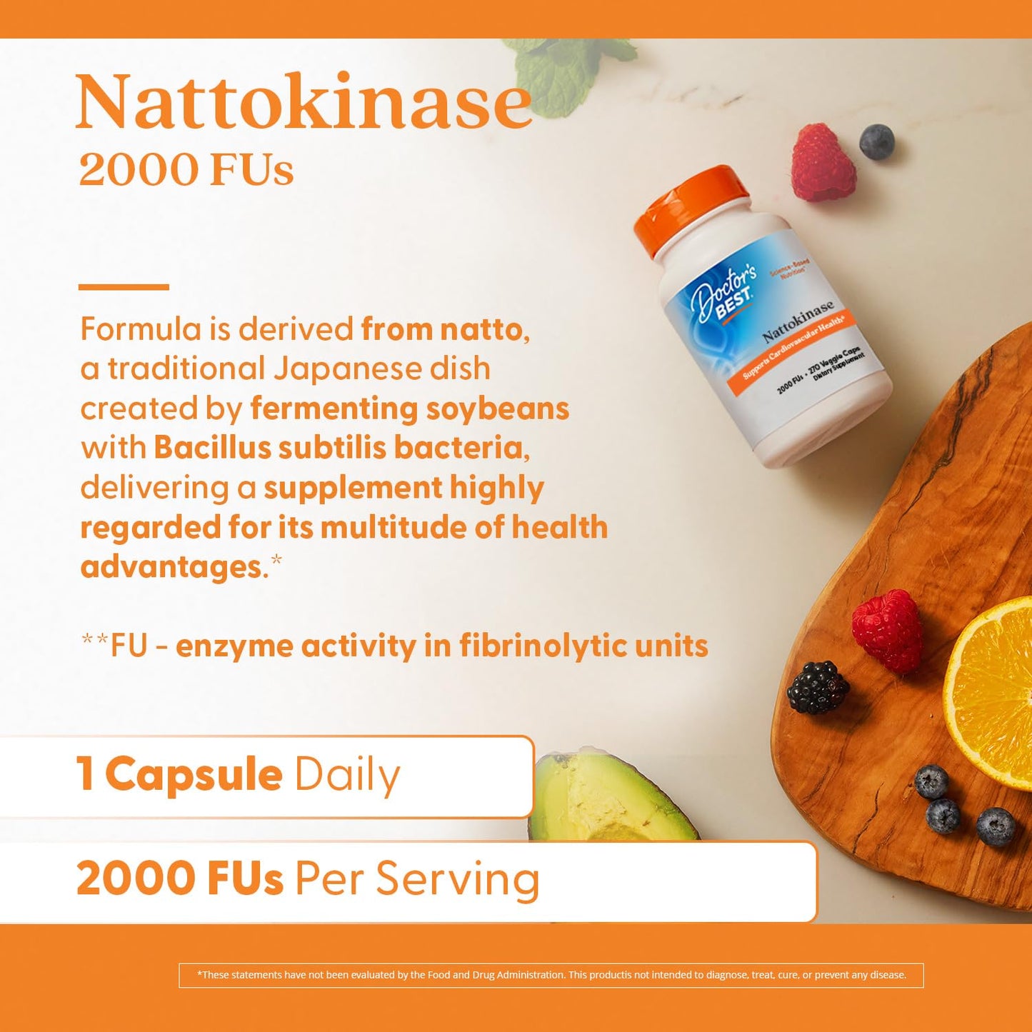 Doctors Best Nattokinase, 270 Veggie Caps- image 5