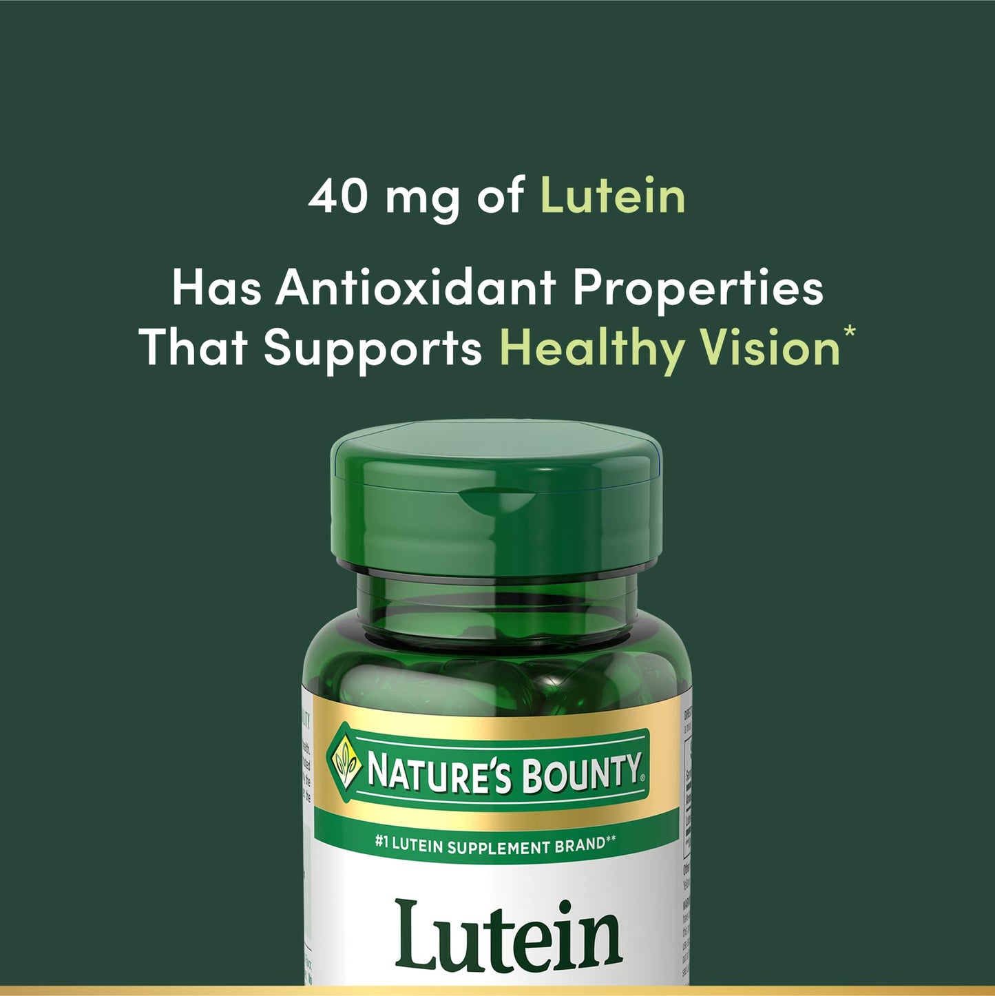 Nature's Bounty Lutein 40 mg 30 Softgels