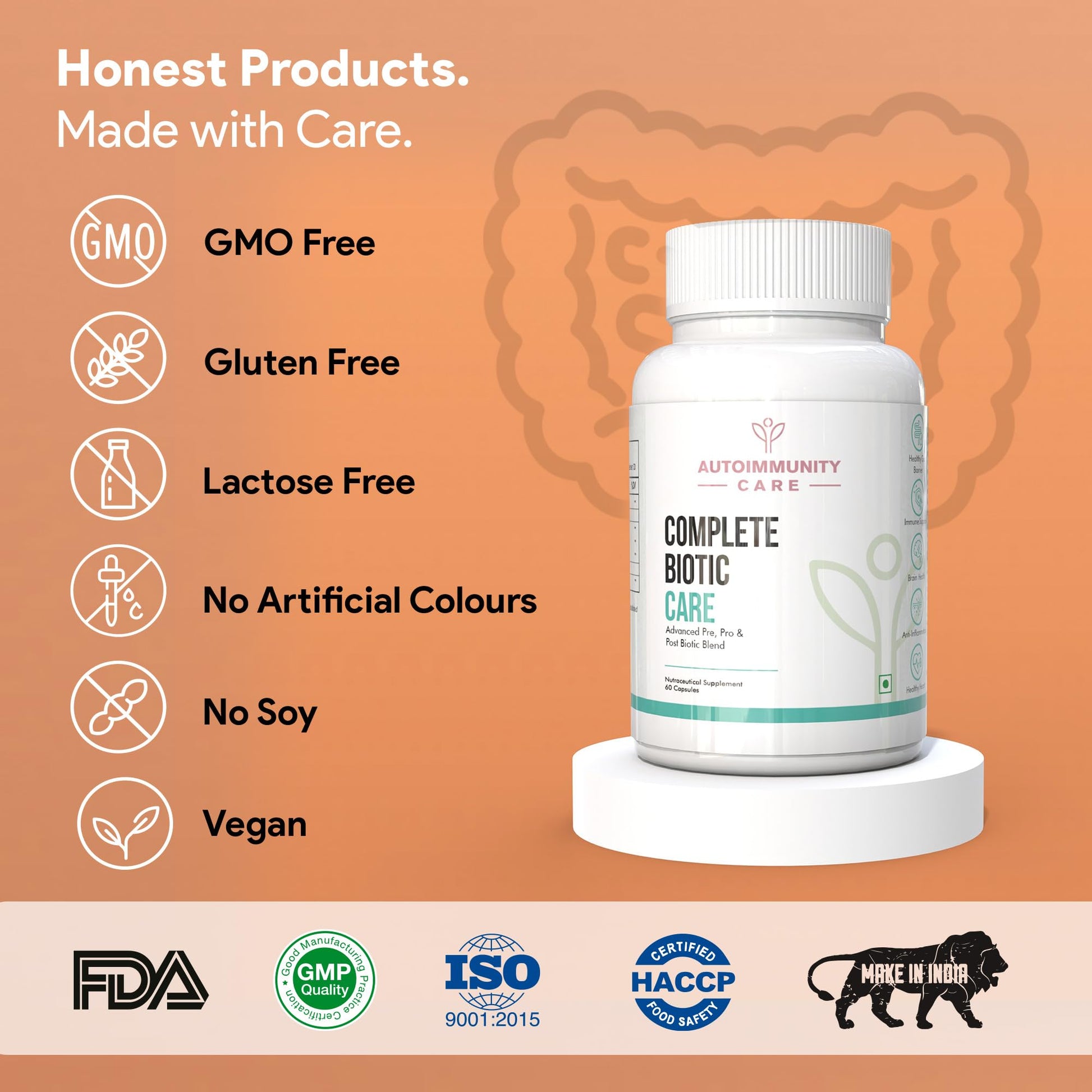 Autoimmunity care Complete Biotic Care | 3-in-1 Prebiotic, Probiotic &- image 9