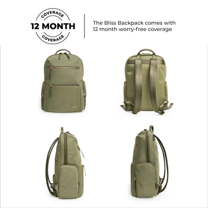 MOKOBARA Bliss 21L Laptop Backpack 14 Inch Office Travel Green