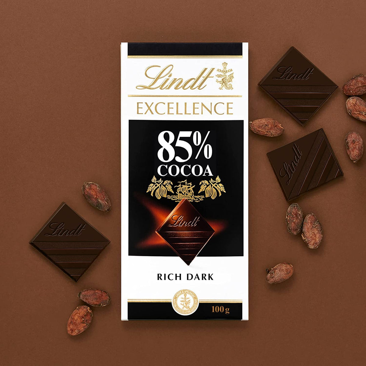 Lindt Excellence Dark 85% Cocoa, 100 g