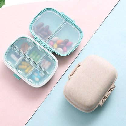 ECOMISTIQ® Weekly Pill Organizer Supplements Vitamins Medication Reminder Home Beige| Boxes Cases| Health Care |Health & Beauty