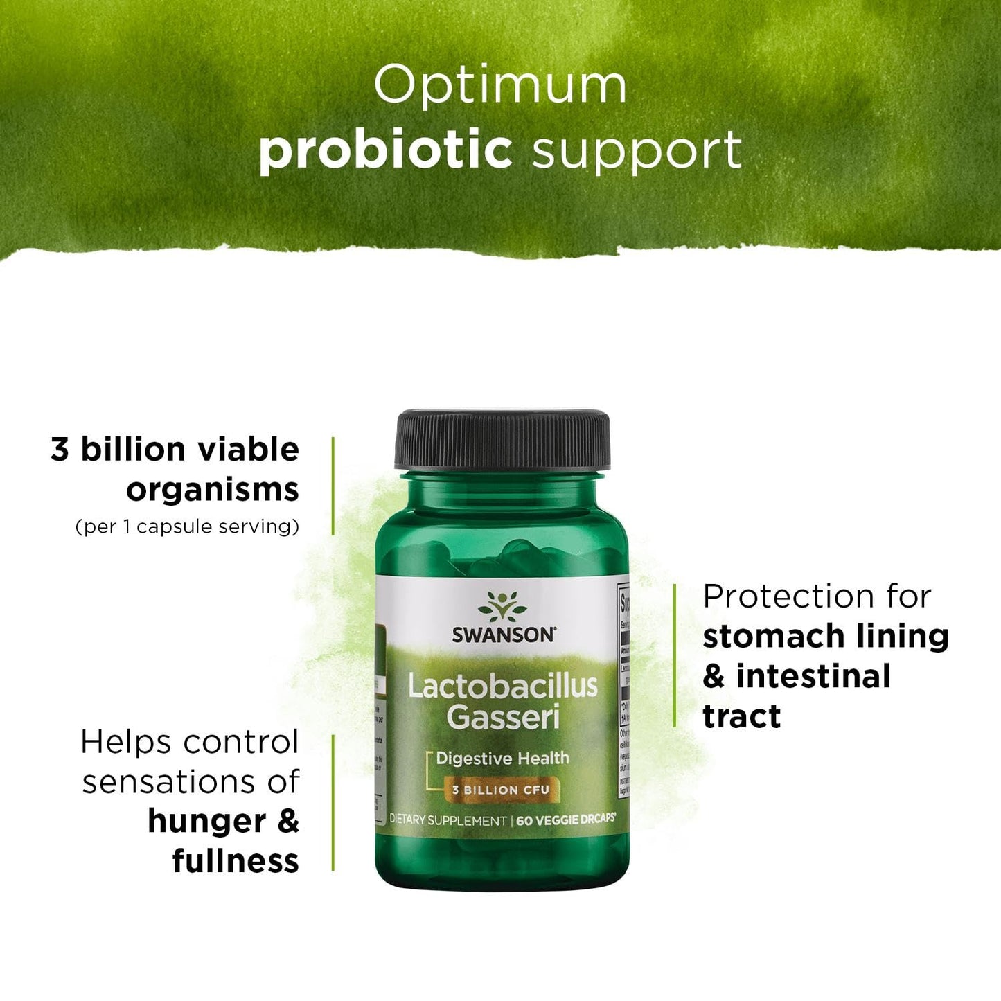 Swanson Probiotics Prob Lactobacillus Gasseri, 60 Veg Drcapsules- image 5