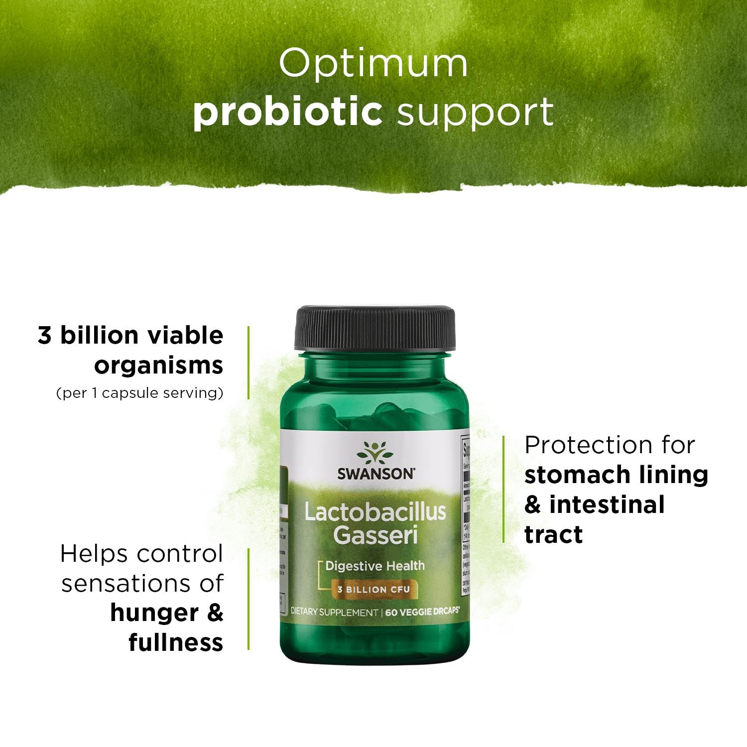Swanson Probiotics Prob Lactobacillus Gasseri, 60 Veg Drcapsules- image 5
