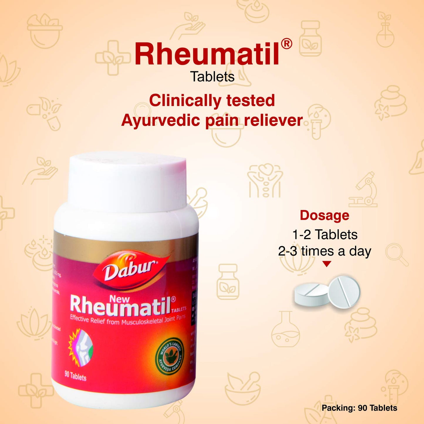 Dabur Rheumatil - 90 Tablets