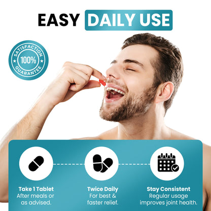 Farry Pain Relief Tablet | With Ashwagandha, Hadjod & 15+ Ayurvedic Herbs | Supports Joint Mobility, Reduces Stiffness & Back Pain | Ayurvedic Proprietary Medicine | 60 Tablets