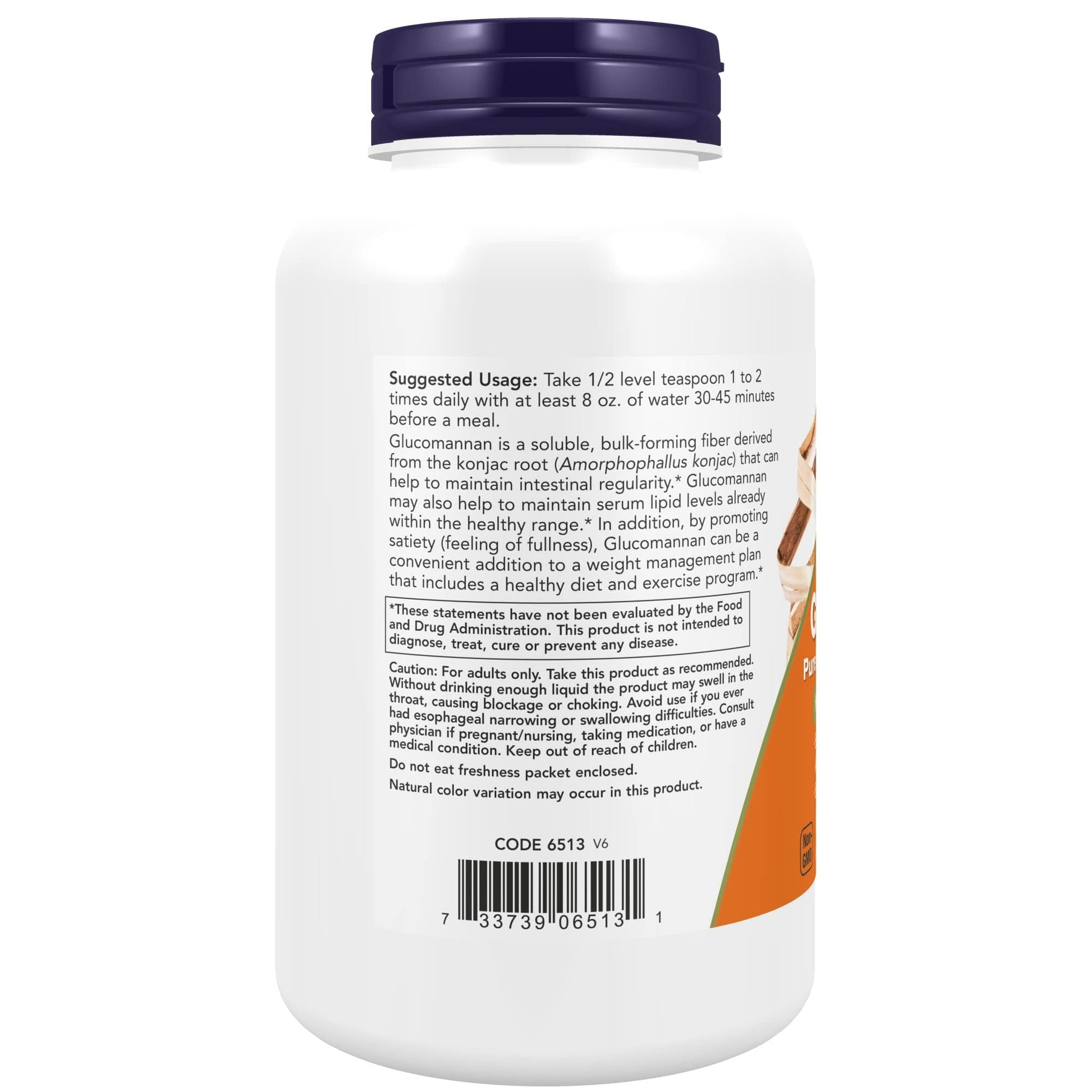 Now Foods Glucomannan 100 Percent Pure Powder - 226 g- image 3