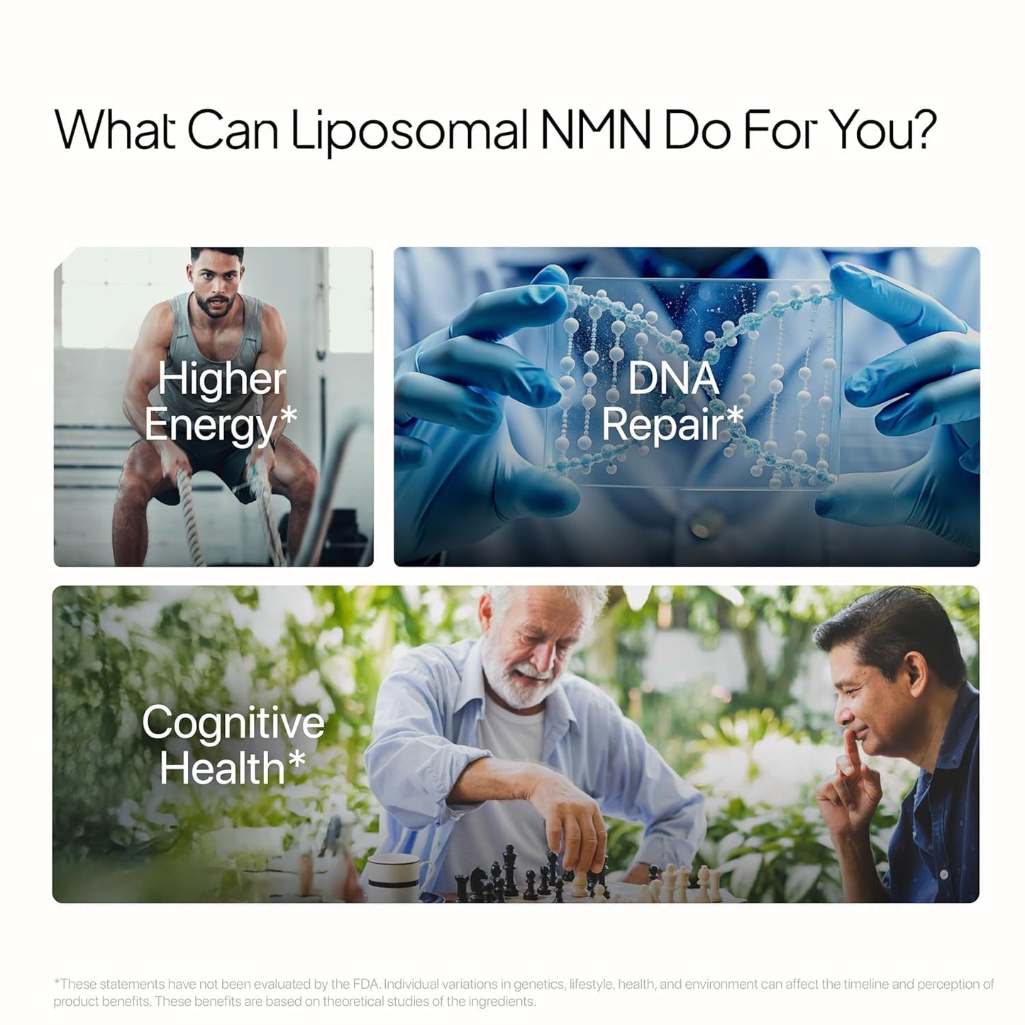 Decode Age Liposomal NMN Supplement - Bottle of 30 Veg Capsules