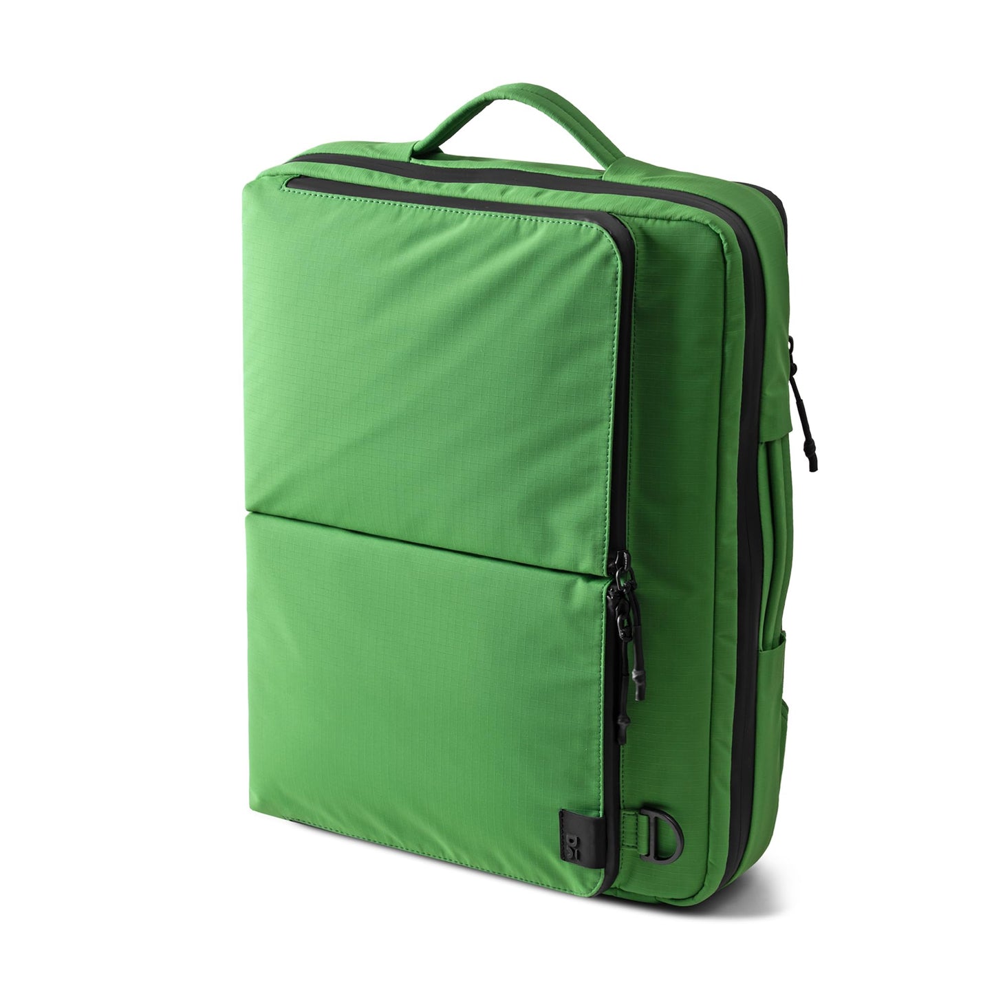 DailyObjects Pivot Convertible Briefpack Bag (16L) |Unisex|Fits 13/14/15.6 inch Laptop/Macbook Pro/Air|Lightweight|Stylish Backpack|Office/Daily Use/Travel|Multi Pocket|Adjustable Strap-Green