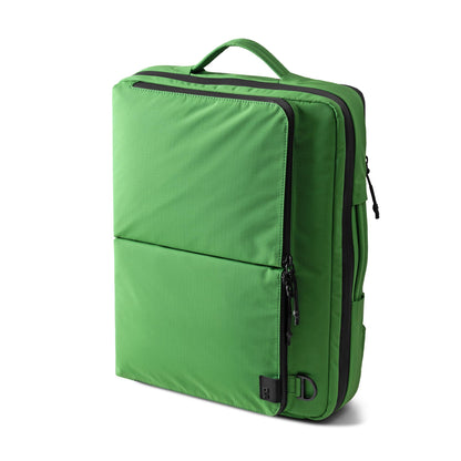 DailyObjects Pivot Convertible Briefpack Bag (16L) |Unisex|Fits 13/14/15.6 inch Laptop/Macbook Pro/Air|Lightweight|Stylish Backpack|Office/Daily Use/Travel|Multi Pocket|Adjustable Strap-Green