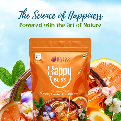 Bliss Welness Happy Bliss : Happiness, Anxiety & Stress Relief Supplement | Natural Support for Calm, Mood, Anti Nervousness & Happy Hormones | Supports Balance of Cortisol, Dopamine, Endorphin, Serotonin & Oxytocin | Magnesium, KSM 66 Ashwagandha : 30 Se