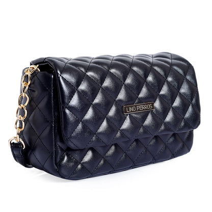 Lino Perros Women'S Red Sling Bag (Black)
