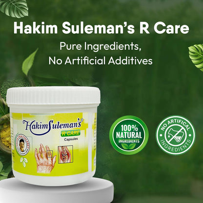Hakim Suleman's R Care Capsule - Herbal Supplement, Natural Detox & Wellness Formula - 45 Capsules Each (Pack of 2)