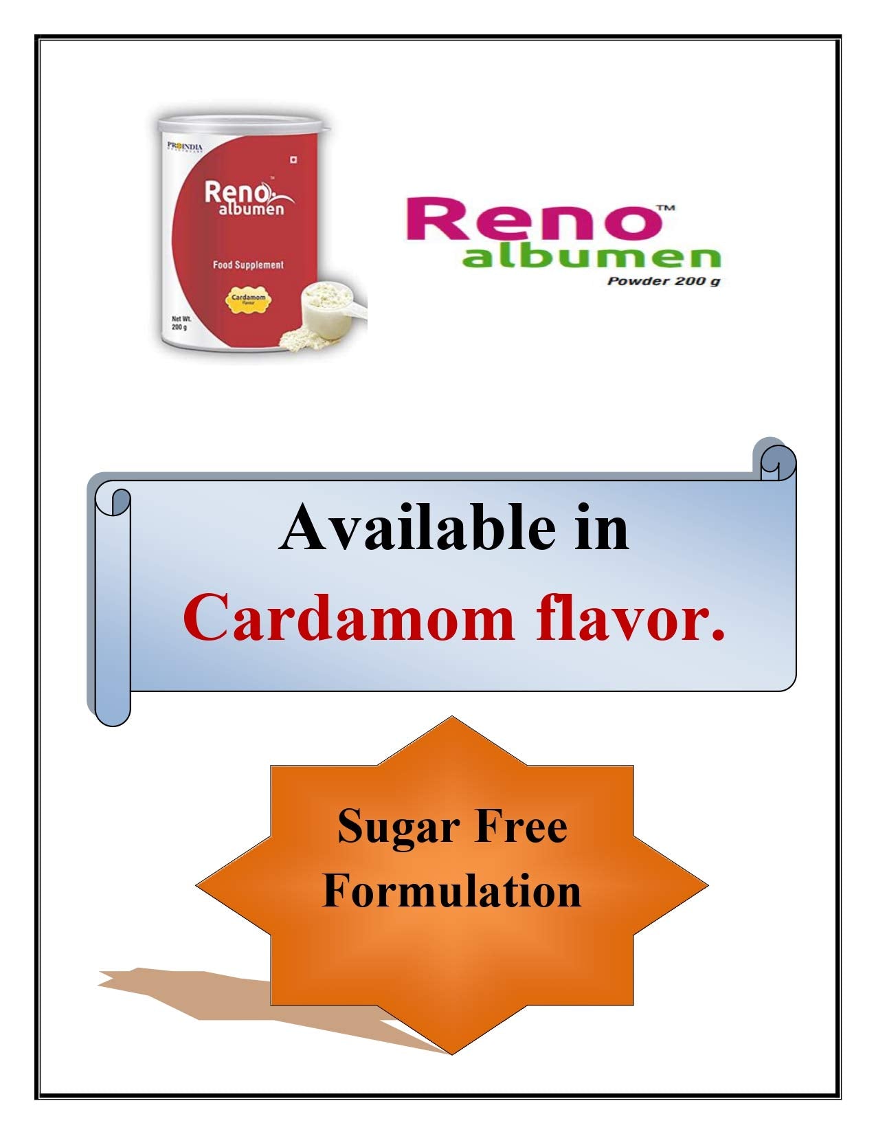 Proindia Health Care Renoalbumen 200 Grams