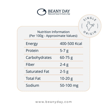 Beany Day Exotic Hazelnut Instant Coffee 50g | Premium Flavoured Coffee Powder | Agglomerated Coffee Granules | Smooth Nutty Aroma | No Chicory | Perfect for Hot & Cold Coffee