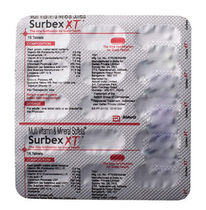 Surbex XT - Strip of 15 Tablets