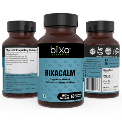 Bixa Botanical Bixacalm Capsules, Ashwagandha Extract Supports Mental C- image 6