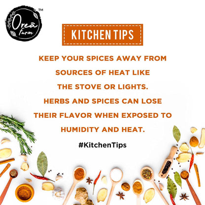 Orea Farm Italian Allspice Seasoning, 75gm, Aromatic Herb & Spice Mix for Pasta, Pizza, Salads & Continental Dishes