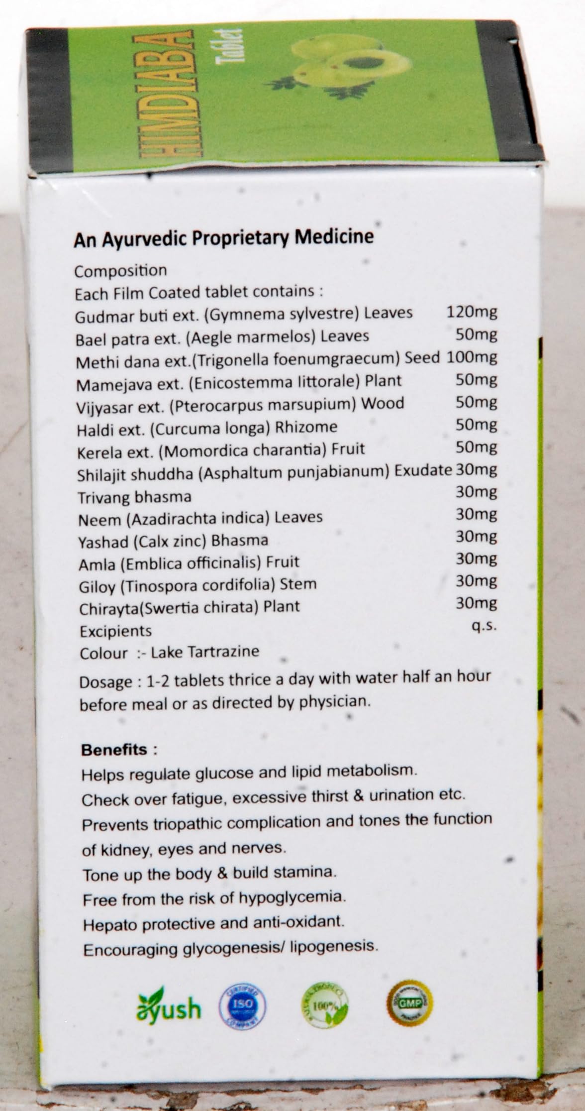 Himanshi Health Care Himdiaba Herbal Sugar, 60 Tablets