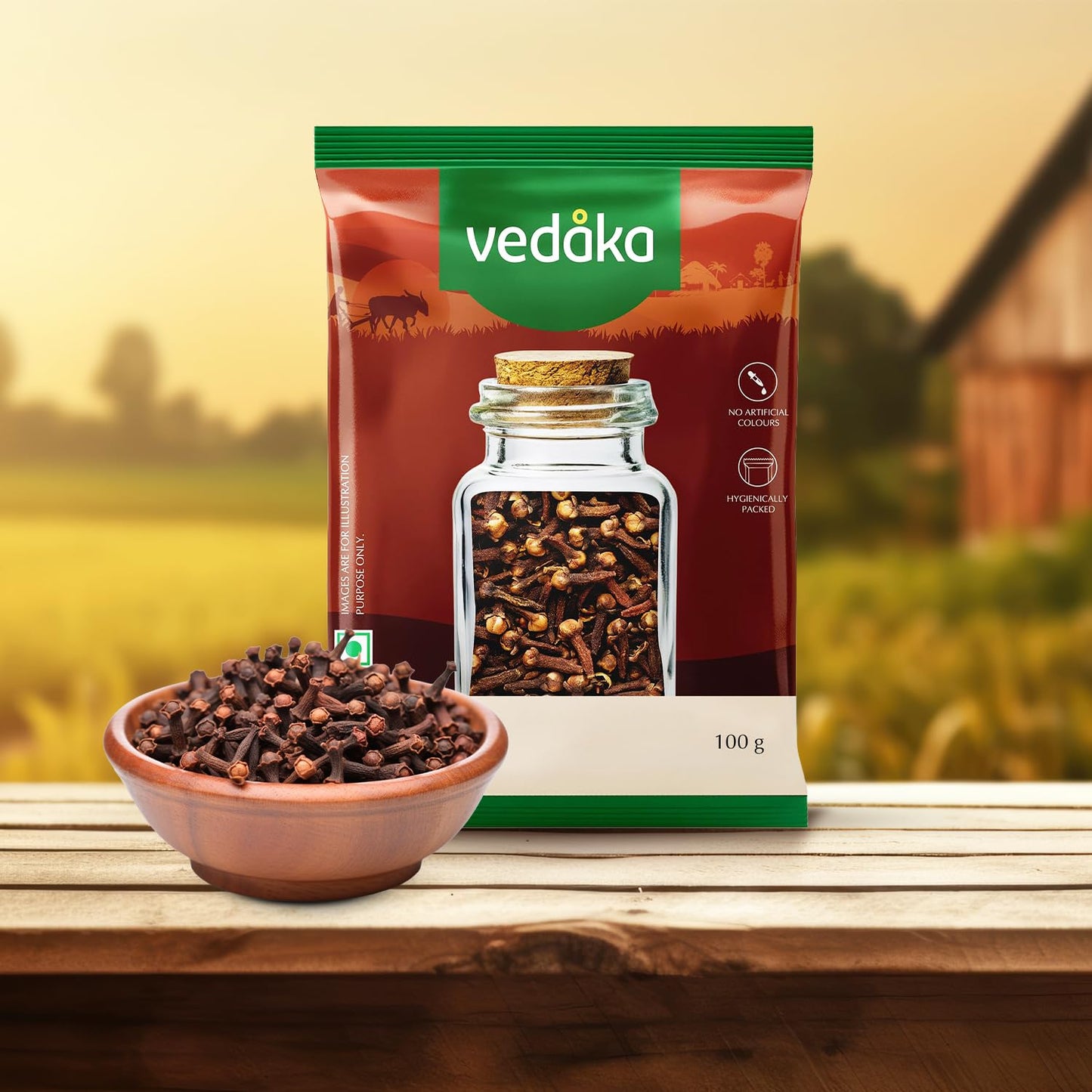 Amazon Brand - Vedaka Clove (Laung), 100g