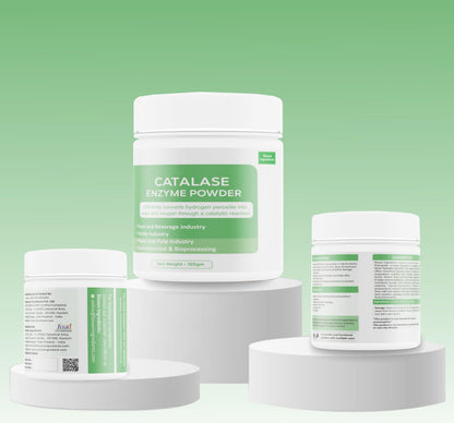 Bioven Ingredients Catalase Enzyme Powder, Non-GMO, Dietary Supplements/Food and Beverages, Broad pH Range of Activity, Excellent Thermostability, Hydrolyse Hydrogen, No Filters/Binder