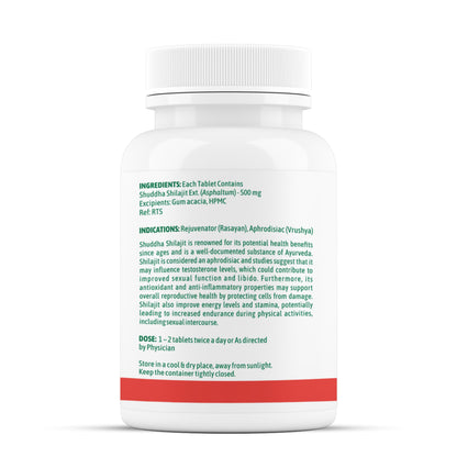 Moolveda Original Shuddha Shilajit Pure Gold Tablets for Men & Women, I- image 8