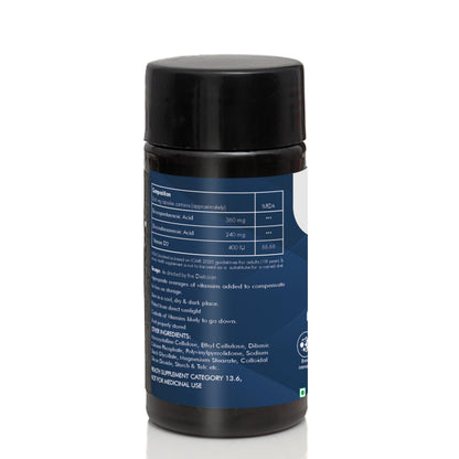 Ventin Organics Ventimega Vegan Omega 3 | 30N | Marine Algae Extract with EPA & DHA | Enhanced with Vitamin D2 | Supports Muscles & Joints, Heart & Brain Health | For Both Men & Women