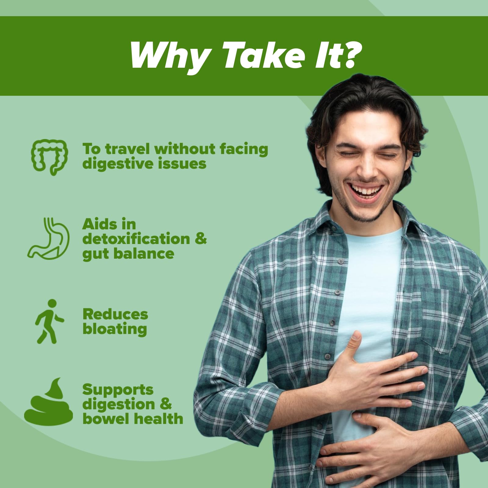 Daily All Day Triphala 1 2 3 Ratio Tablets 120 for Constipation, Acidit- image 6