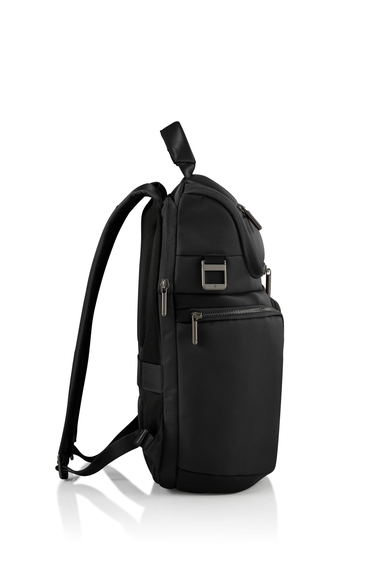 Samsonite Holborn 15.6 inch Laptop Compatibility with 9.7 inch Tablet Pocket Polyester Slim Backpack for Office in, Black