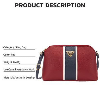 Lavie Signature Georgia Woman's Crossbody Sling Bag | Ladies Purse Handbag | Gift for Women