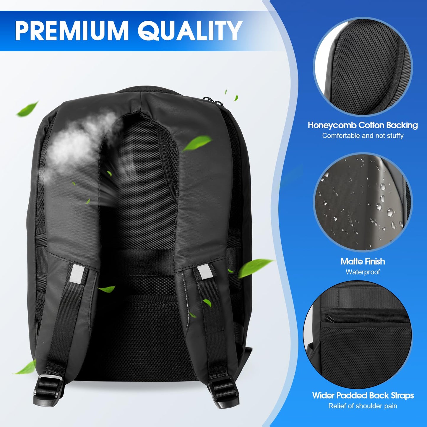 AUTOBABA LED Backpack with Full-color Programmable Screen, App Control Laptop Backpack, Waterproof Luggage Bag for Camping Cycling Travelling, DIY Fashion Backpack