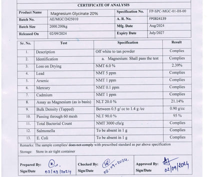 NutraLiebe Magnesium Glycinate Chelated - High Absorption - Supports Muscle Relaxation, Bone Health & Sleep - 90 Capsules (1)