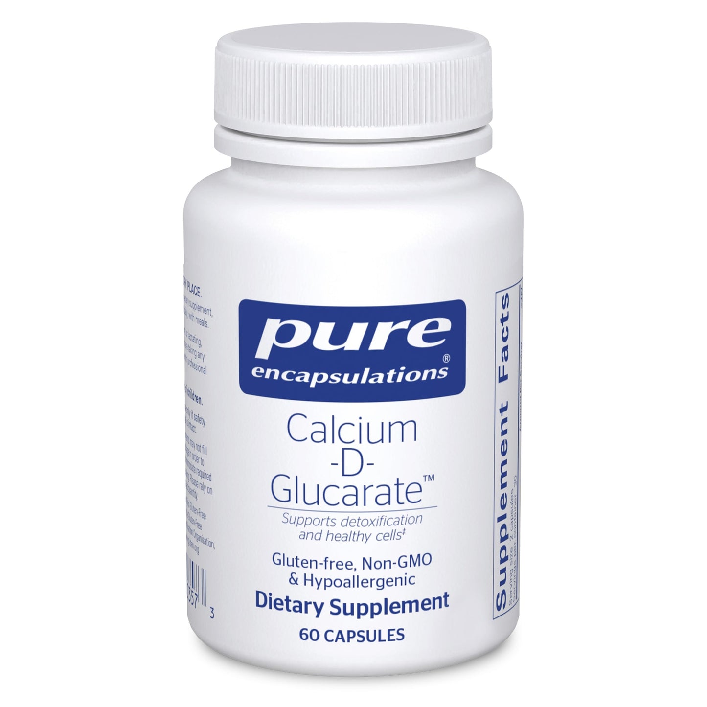Pure Encapsulations - Calcium-d-Glucarate 60 VegiCaps