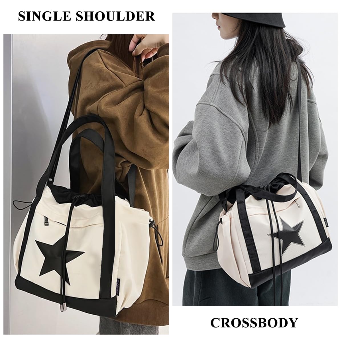 GUSTAVE® Nylon Messenger Bag For Men & Women 42x17x32cm