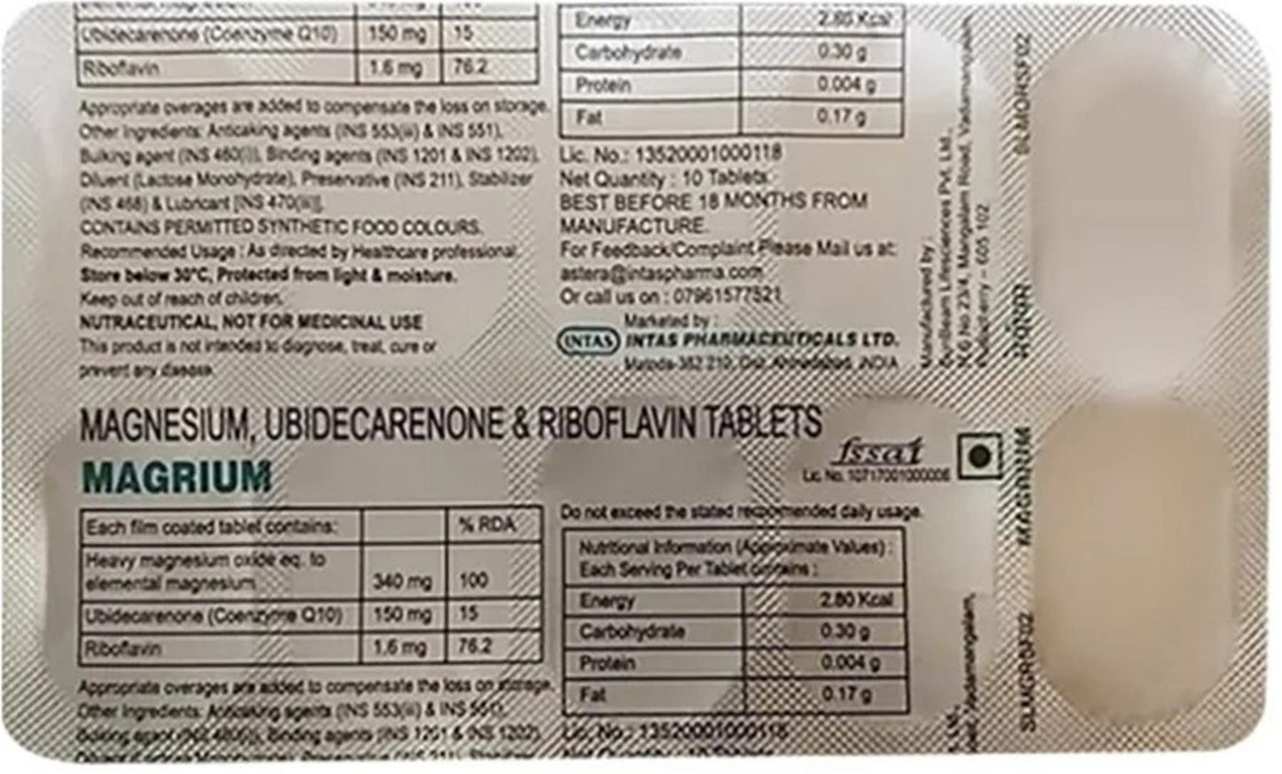 MAGRIUM - Strip of 10 Tablets