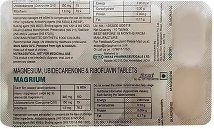 MAGRIUM - Strip of 10 Tablets