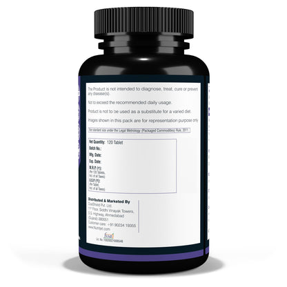 NutritJet Magnesium Glycinate Supplement 2000mg – 120 Veg Tablets | Magnesium Supplement For Sleep, Cramps, Recovery, Nerve & Muscle Function