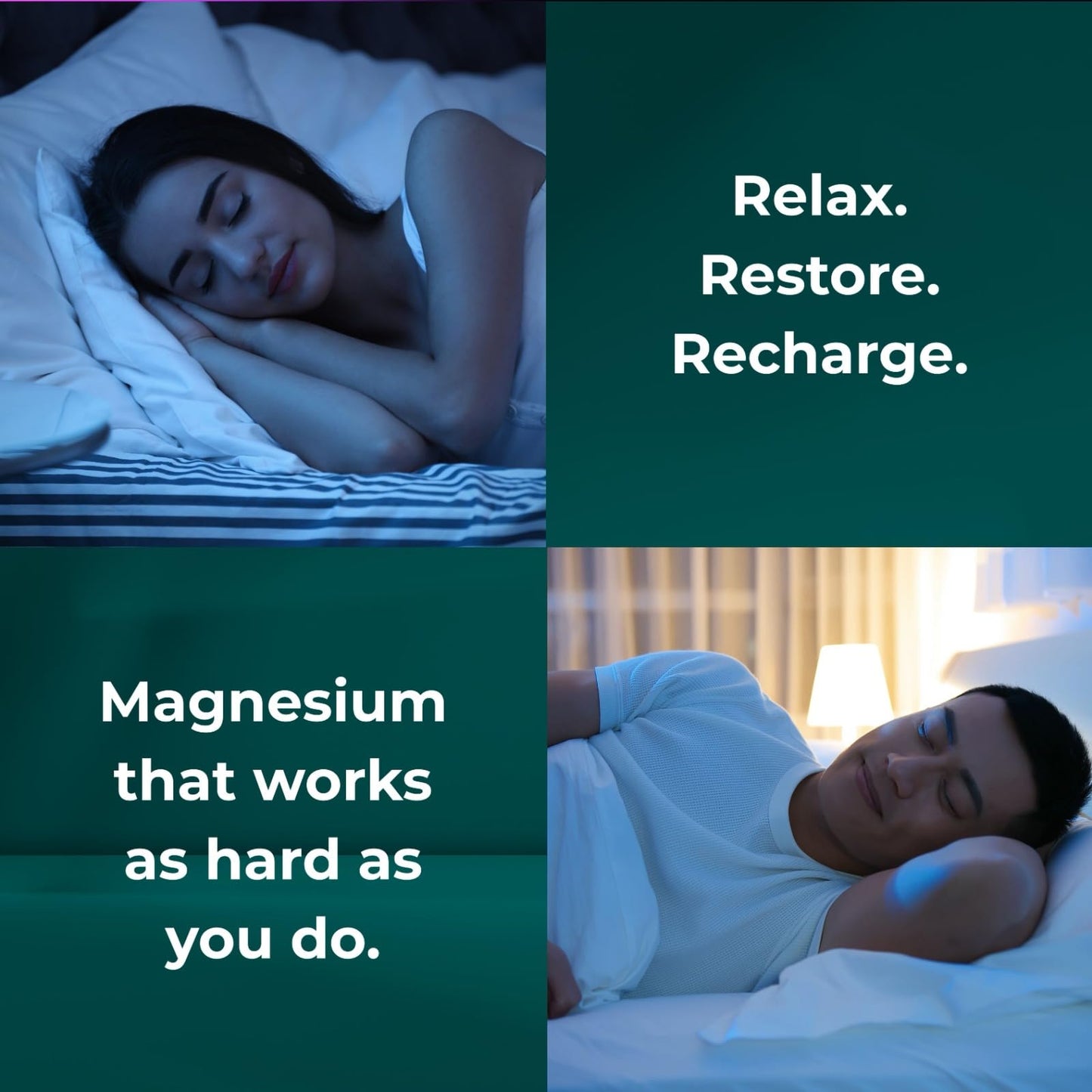 NutriQuint Magnesium Glycinate 1000 mg – High Absorption – 220mg Elemental Magnesium per Serving – 120 Veg Capsules – Non-Laxative, Muscle, Sleep & Nerve Support – Made in India
