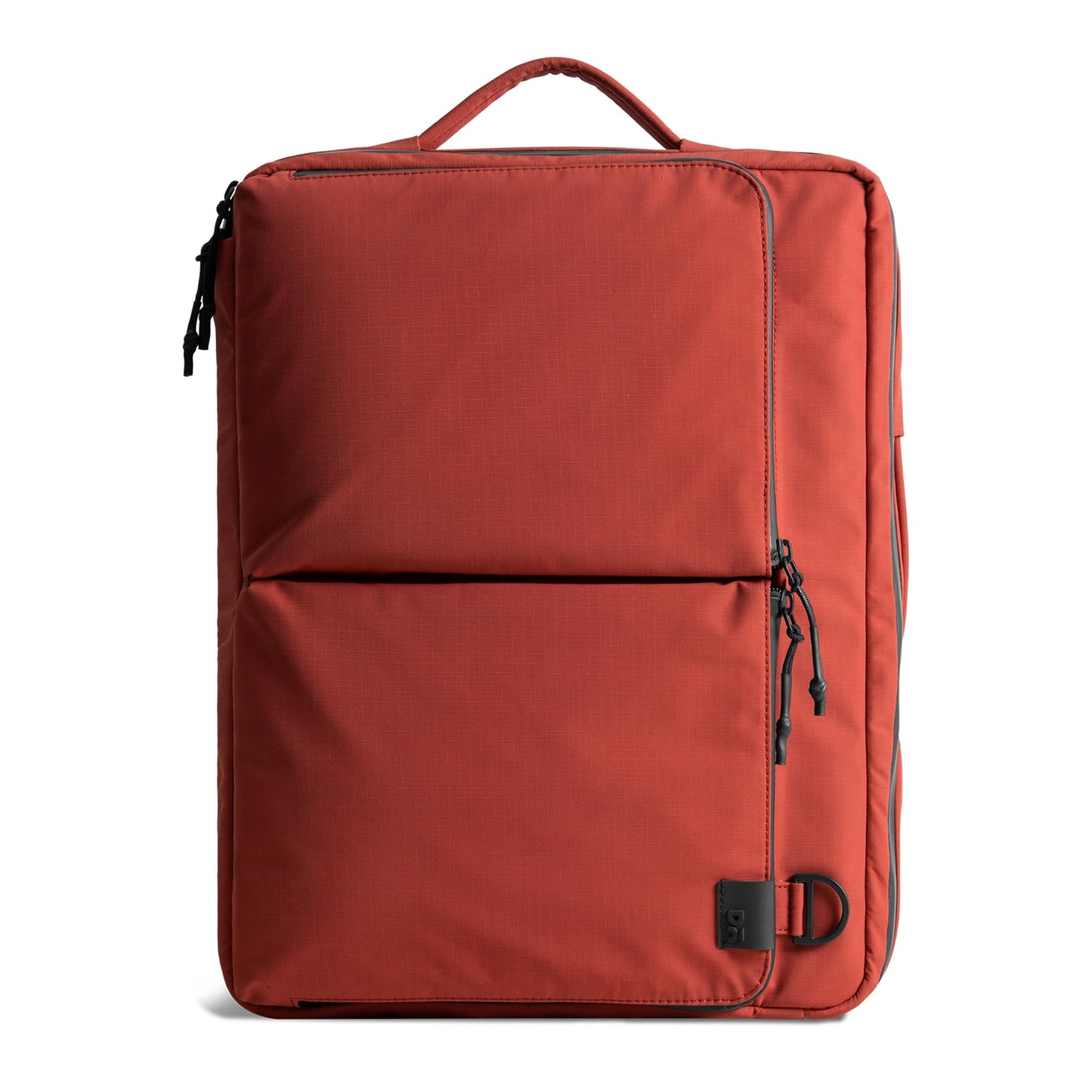 DailyObjects Pivot Convertible Briefpack Bag (16L) |Unisex|Fits 13/14/15.6 inch Laptop/Macbook Pro/Air|Lightweight|Stylish Backpack|Office/Daily Use/Travel|Multi Pocket|Adjustable Strap-Red