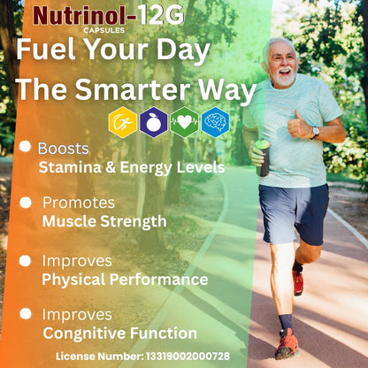 Knoll Healthcare Nutrinol 12G Multivitamin Tablets for Women & Men | Vitamin C, E, B12, B6, Zinc & Grape Extract For Immunity & Energy Multivitamin Supplement- 10 Tablets 1 x Strip