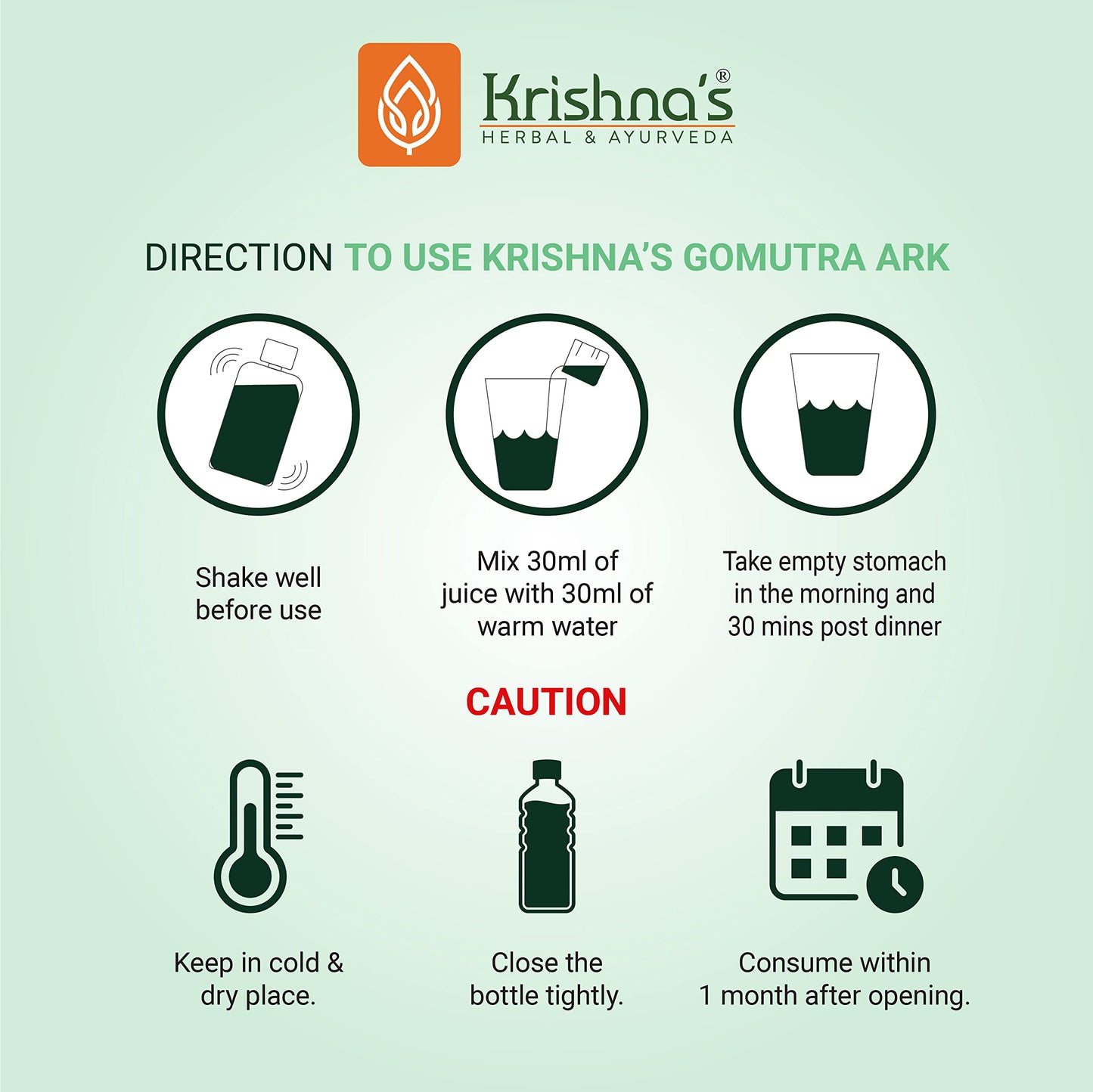 Krishna's Gomutra Ark | Natural detoxifier| 100% Pure & Natural Go Ark| Indian Tharparakar Gomutra | Sugar free Juice with No Added Color or Flavour - 1000 ml (Pack of 2)