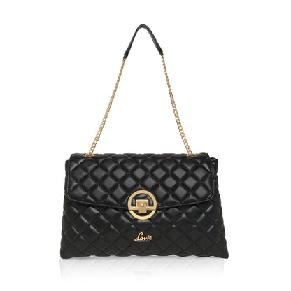 Lavie Women's Quilt Eden Flap Satchel Handbag for Women | Satchel Bag for Work | Ladies purse | Stylish Shoulder Bag | Gift For Women