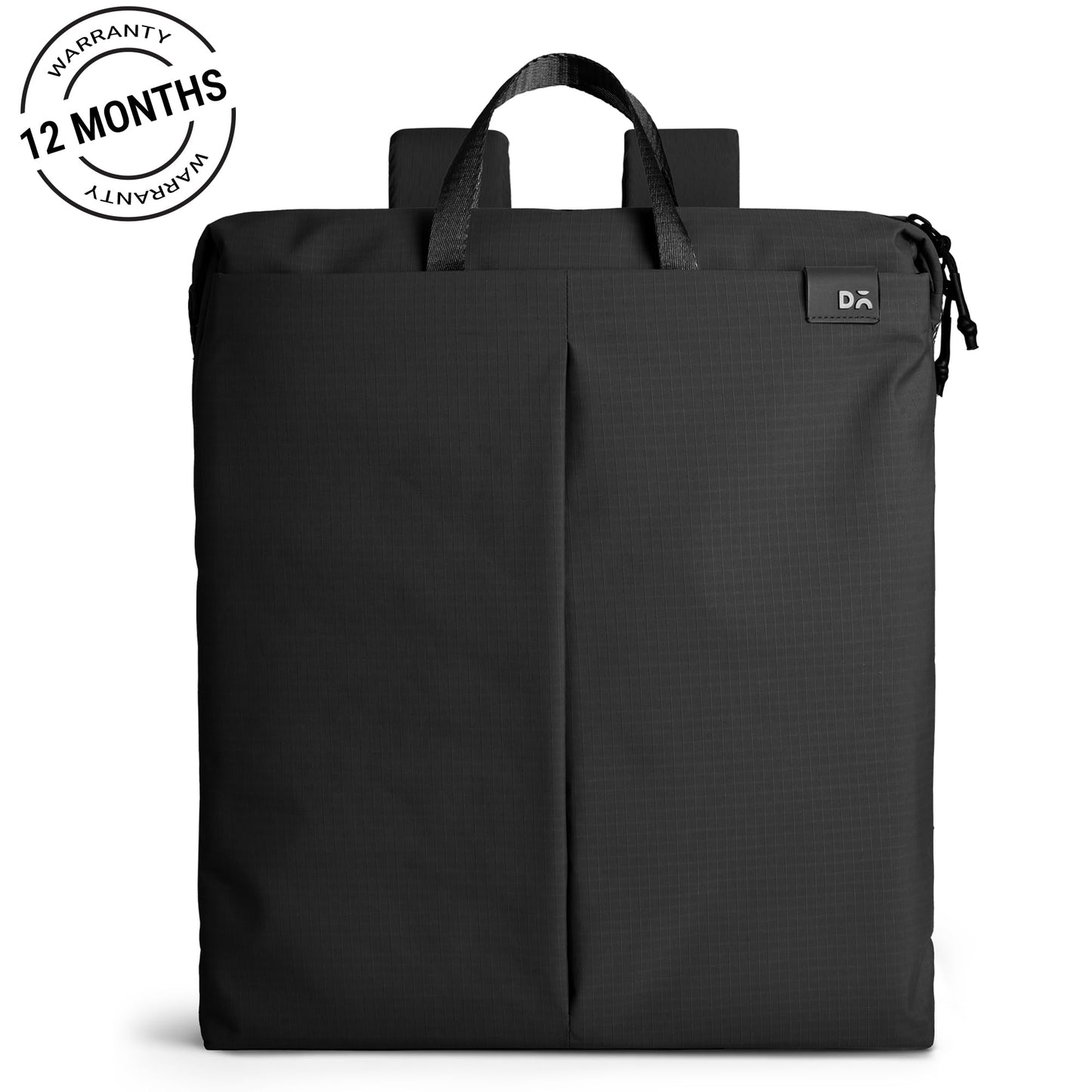 DailyObjects Water Resistant Pivot Workpack Bag (19L) for Men & Women|Fits 13/14/15.6 inch Laptop/Macbook Pro/Air|Lightweight| Backpack |Office/Daily Use/Travel|Multi Pocket|Padded Strap (Black)