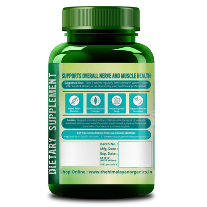 Vlado's Himalayan Organics Chelated Magnesium Glycinate Supplement 2000mg - Small Pack