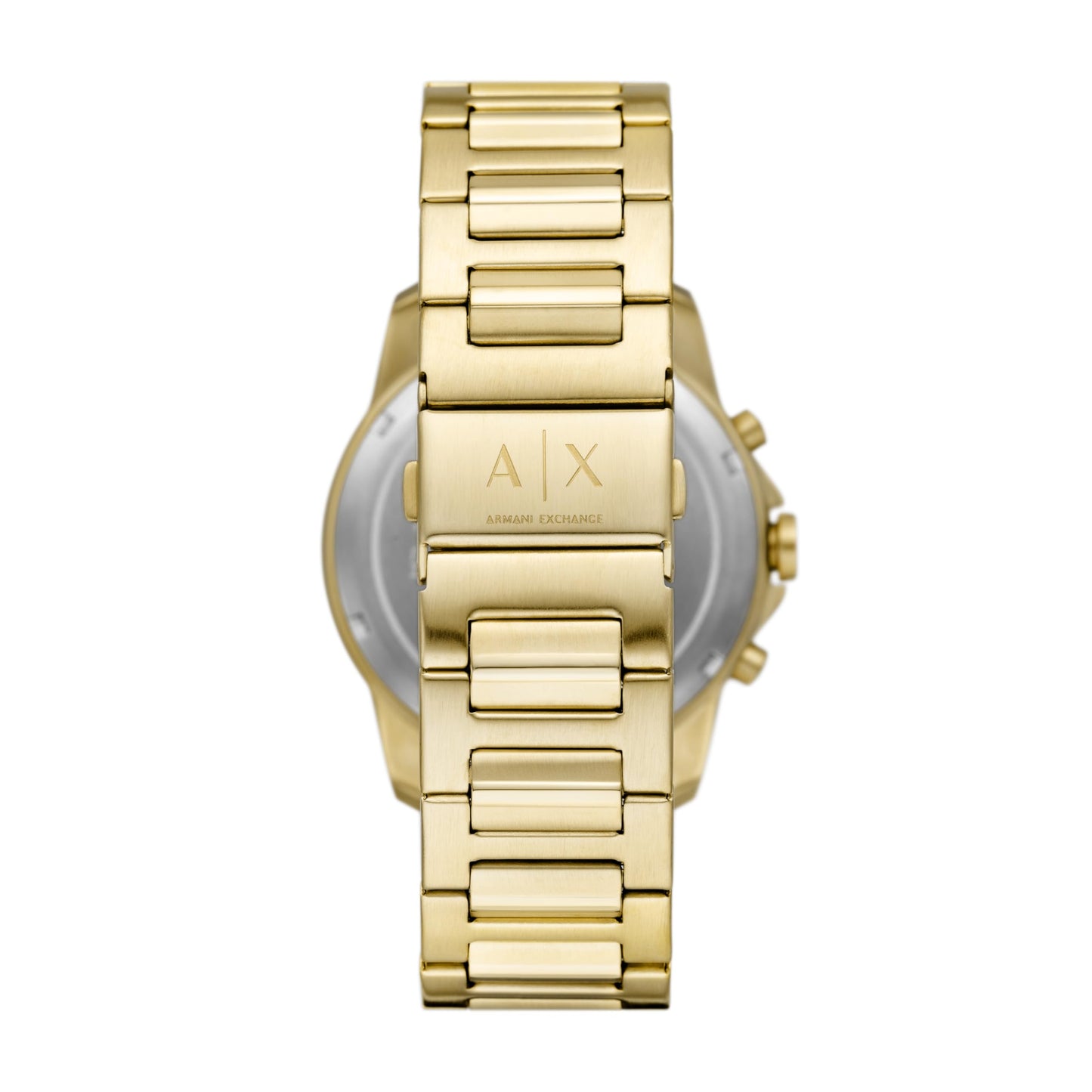 Armani Exchange Stainless Steel Analog Blue Dial Men's Watch-Ax7151Set, Band Color:Gold