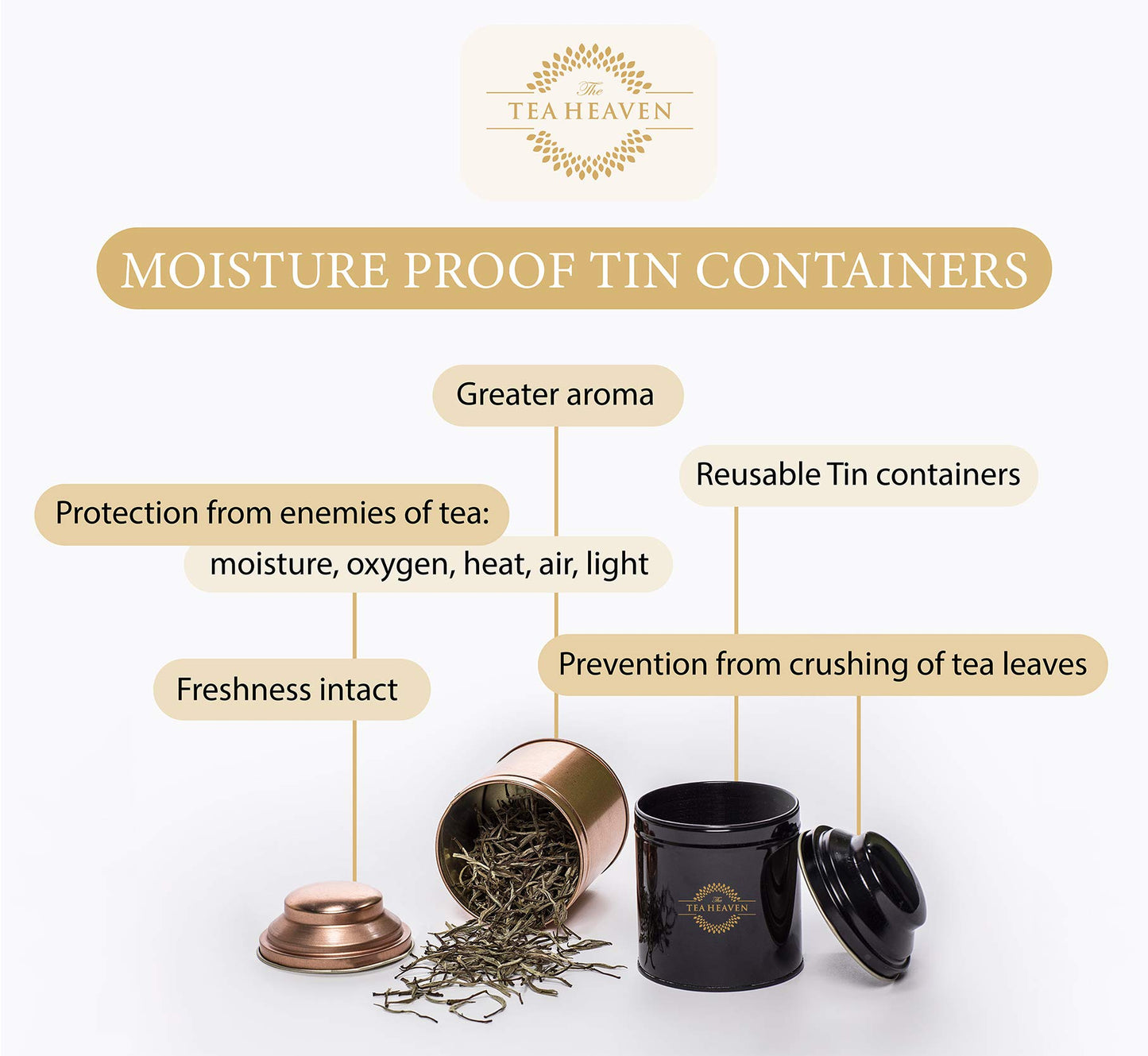 The Tea Heaven | Tea Gift - Digestive Herbal Tea (Wellness Tea) - Relieves Gas and Stomach Discomfort- 100% Natural Ingredients- 50 Grams(25 Cups)