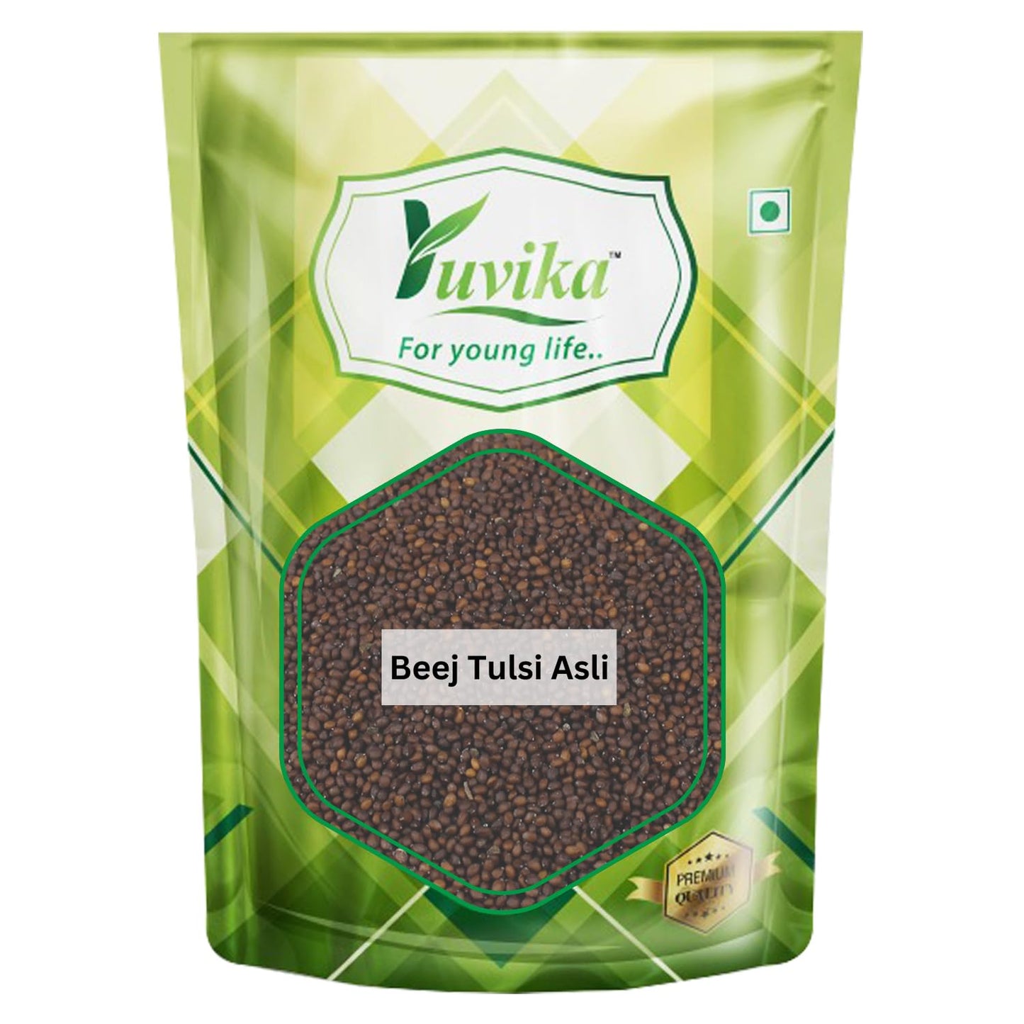YUVIKA Beej Tulsi Asli - Krishan Tulsi Seeds - Ocimum Sanctum - Tulsi Seeds (800