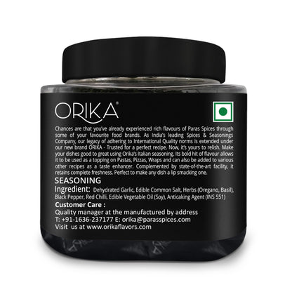 Orika Italian Seasoning 40g | Oregano Seasoning For Pizza, Pasta, Garlic Bread & Italian Food |Classic Blend Of Italian Herbs | No Artificial Flavours and Colours