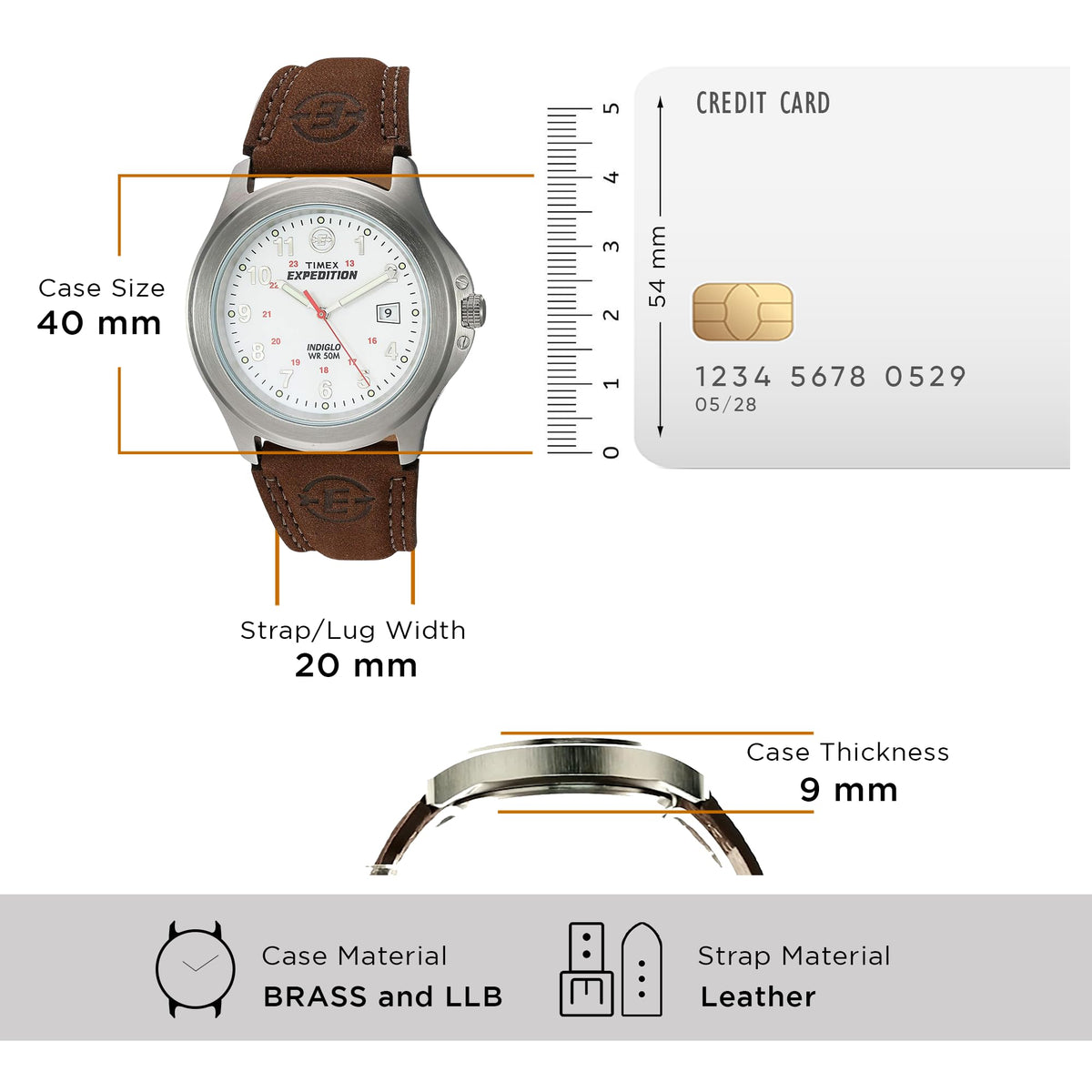 TIMEX Expedition Round 40mm White Dial Analog Men Watch - T44381E6